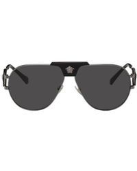 Versace - Logo Sunglasses - Lyst