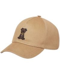 Fendi - Ff Dog Pattern Baseball Cap - Lyst