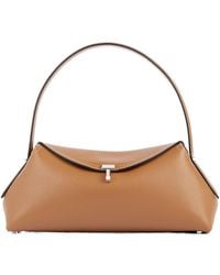 TOTEME - Totême T-Lock Embroidered Top Handle Bag - Lyst