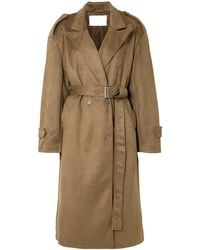 Frankie Shop - Pembroke Brushed Trench Coat - Lyst