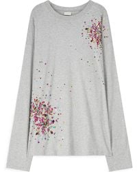 Dries Van Noten - Embellished Long Sleeve T-Shirt - Lyst