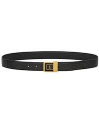 Saint Laurent - La 66 Buckle Belt - Lyst