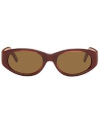Our Legacy - Unwound Oval Frame Sunglasses - Lyst