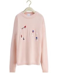 Dior - Alps Embroidered Oversized Sweater - Lyst