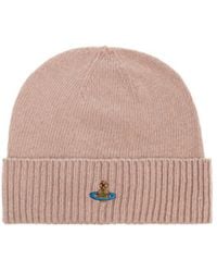 Vivienne Westwood - Logo Embroidered Beanie - Lyst