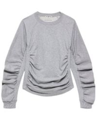 JW Anderson - Jw Anderson Ruched Sleeve Sweatshirt - Lyst