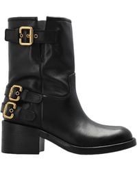 Chloé - Chloé Dakota Buckled Ankle Boots - Lyst