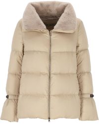 Herno - Zip-Up High Neck Coat - Lyst
