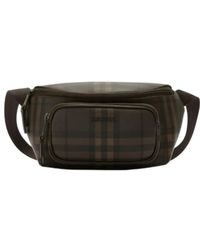 Burberry - City Check Belt Bag - Lyst