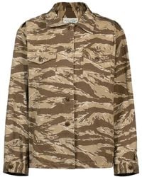 Nili Lotan - Camouflage Print Shirt - Lyst