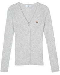 Maison Kitsuné - Maison Kitsuné Baby Fox Patch Knit Cardigan - Lyst