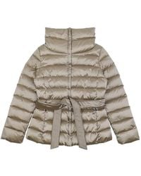 Weekend by Maxmara - Lace Up Quilted Down Jacket - Lyst