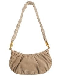 Balmain - Ebane Ruched Shoulder Bag - Lyst