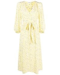 P.A.R.O.S.H. - Logo Print Dress - Lyst