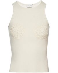 Magda Butrym - Crochet-Detailed Top - Lyst