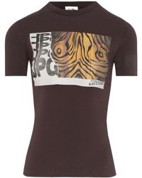 Jean Paul Gaultier - Wood Print T-Shirt - Lyst