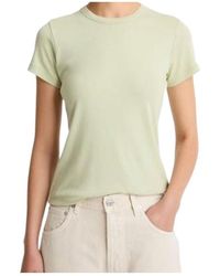 Vince - Crew Neck Short-Sleeved T-Shirt - Lyst