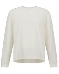Herno - Laminar Waffle-Texture Long-Sleeve Sweater - Lyst