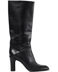 Celine - Round-Toe Tall Boots - Lyst