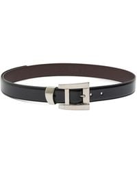Versace - Glossed Leather Belt - Lyst