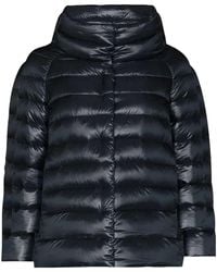 Herno - Short Puffer Jacket With Glossy Finish - Lyst