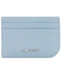 McQueen - Sling Logo Plaque Card Holder - Lyst