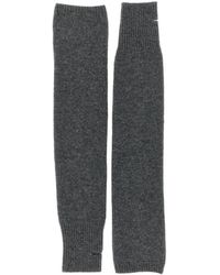 Nude - Ribbed Thumb-Slit Gloves - Lyst