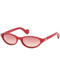 Moncler - Eyewear Oval Frame Sunglasses - Lyst