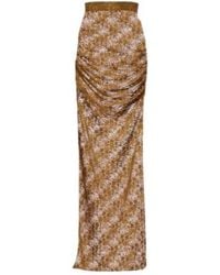 Alex Perry - Floral Sheer Lace Skirt - Lyst
