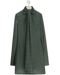 Dior - Short Dress With Bow Collar - Lyst