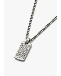 Gucci - Diamante Pendant Necklace - Lyst