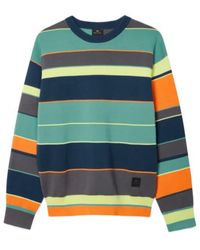 Paul Smith - Striped Knitted Sweater - Lyst