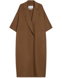 Max Mara - Collared Short-Sleeved Coat - Lyst