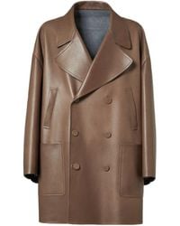 Fendi - Oversized Double-Breasted Coat - Lyst