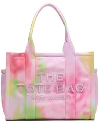 Marc Jacobs - The Blurred Floral Large Puffy Nylon Tote Bag - Lyst