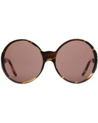 Gucci - Eyewear Round Frame Sunglasses - Lyst