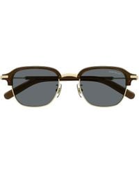Montblanc - Eyewear Square Frame Sunglasses - Lyst