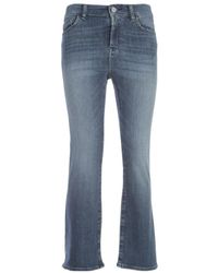 Emporio Armani - Cropped Jeans - Lyst