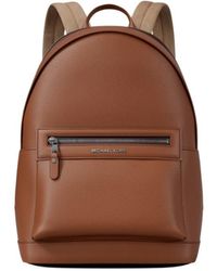 MICHAEL Michael Kors - Pebbled Zip Pocket Backpack - Lyst