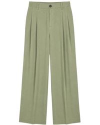 Essentiel Antwerp - Pleated Wide-Leg Trousers - Lyst
