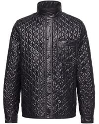 Moncler - Cleorine Geometric-Quilted Padded Mid-Length Jacket - Lyst