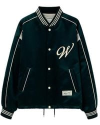 WOOYOUNGMI - Contrast Trim Bomber Jacket - Lyst