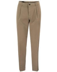Peserico - Casual Trousers With Belt Loops - Lyst