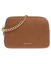 MICHAEL Michael Kors - Chain-Strap Leather Tote Bag - Lyst