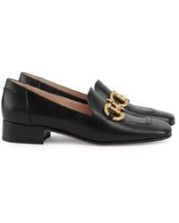 Gucci - Horsebit-Detail Square-Toe Loafers - Lyst