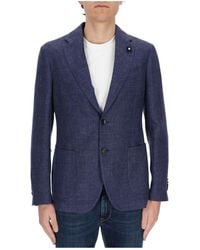 Lardini - Single-Breasted Tailored Blazer - Lyst
