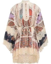 Zimmermann - Rhiannon Billow Mini Dress - Lyst