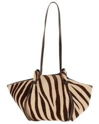 Yuzefi - Zebra Print Shoulder Bag - Lyst