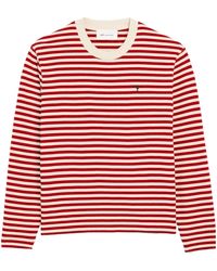 Ami Paris - Ami Marinière Striped Long-Sleeve T-Shirt - Lyst