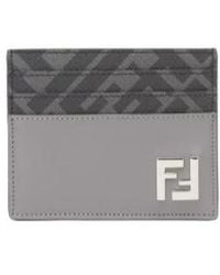 Fendi - Ff Squared Card Holder - Lyst